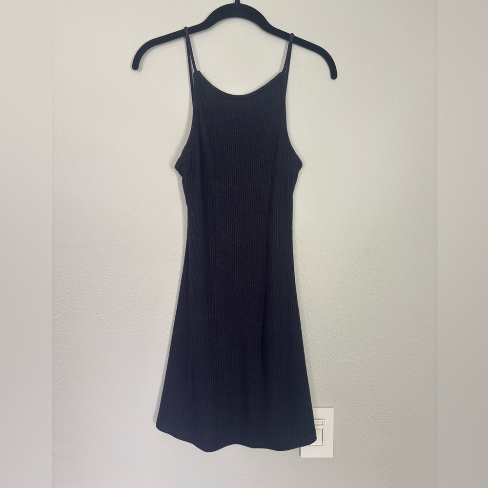 Topshop ribbed mini dress